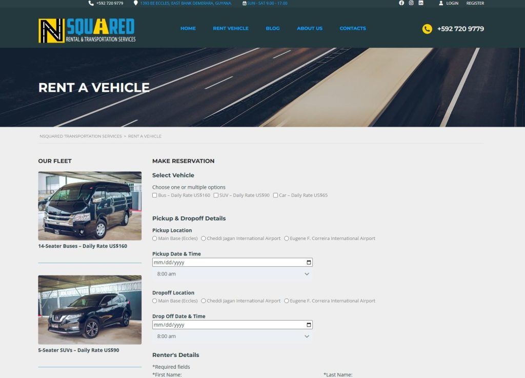 N Squared Transportation Services